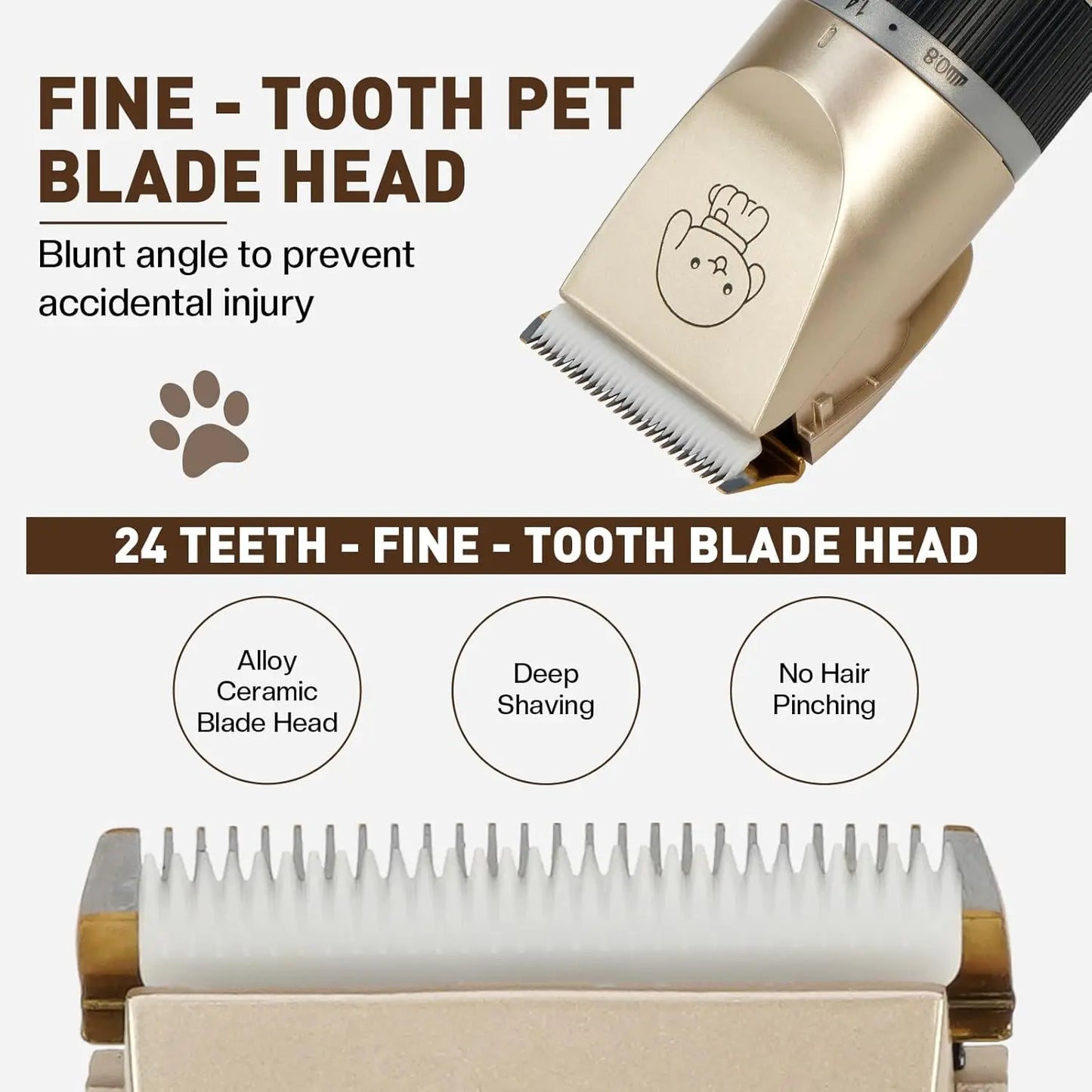 Pet Grooming Clippers Kit