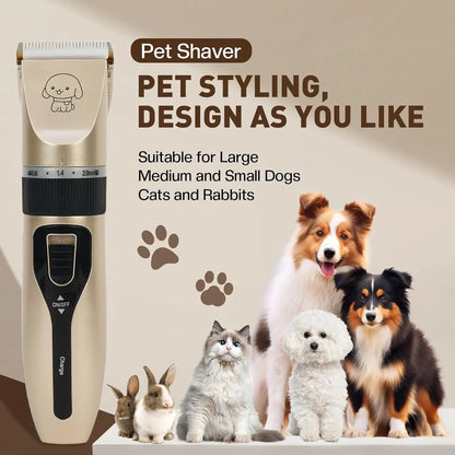 Pet Grooming Clippers Kit